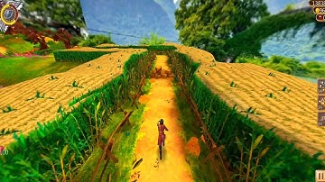 Runing Endless Lost Temple Oz Gameplay