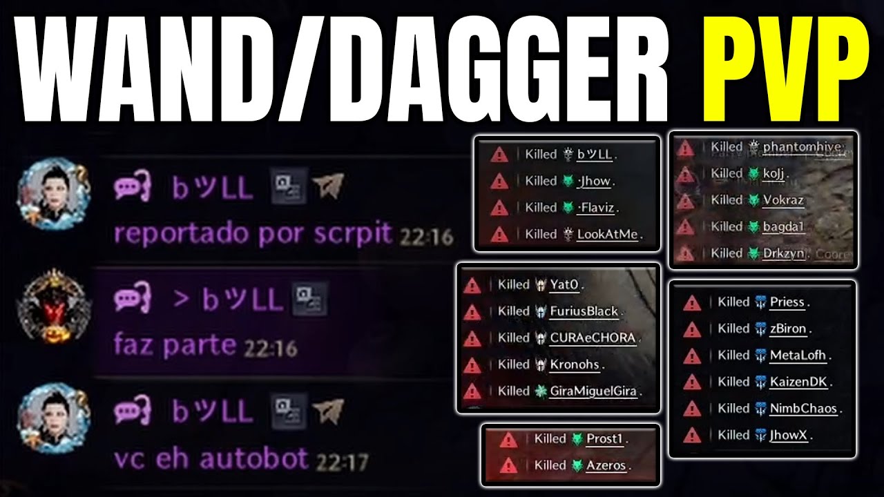 Imagine Scripting with Wand/Dagger 💀 | Throne and Liberty PvP - YouTube