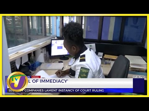 'Turmoil of Immediacy' in Jamaica's Security Industry | TVJ News