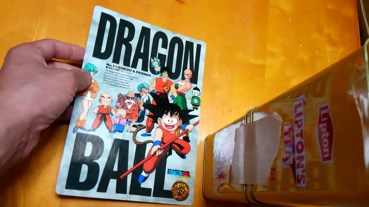 ドラゴンボール ジャンボ カードダス 1995年 その1 - YouTube