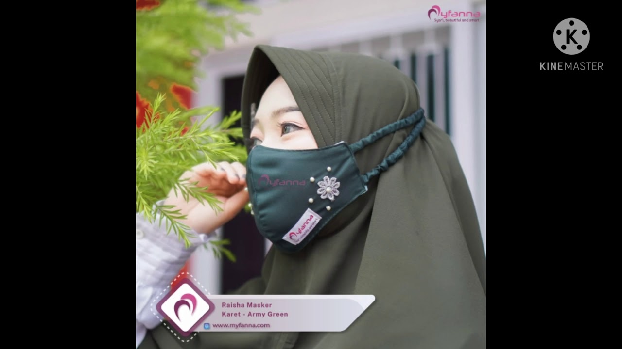 Tips memilih masker yang nyaman dan cantik  (support by Myfanna hijab )