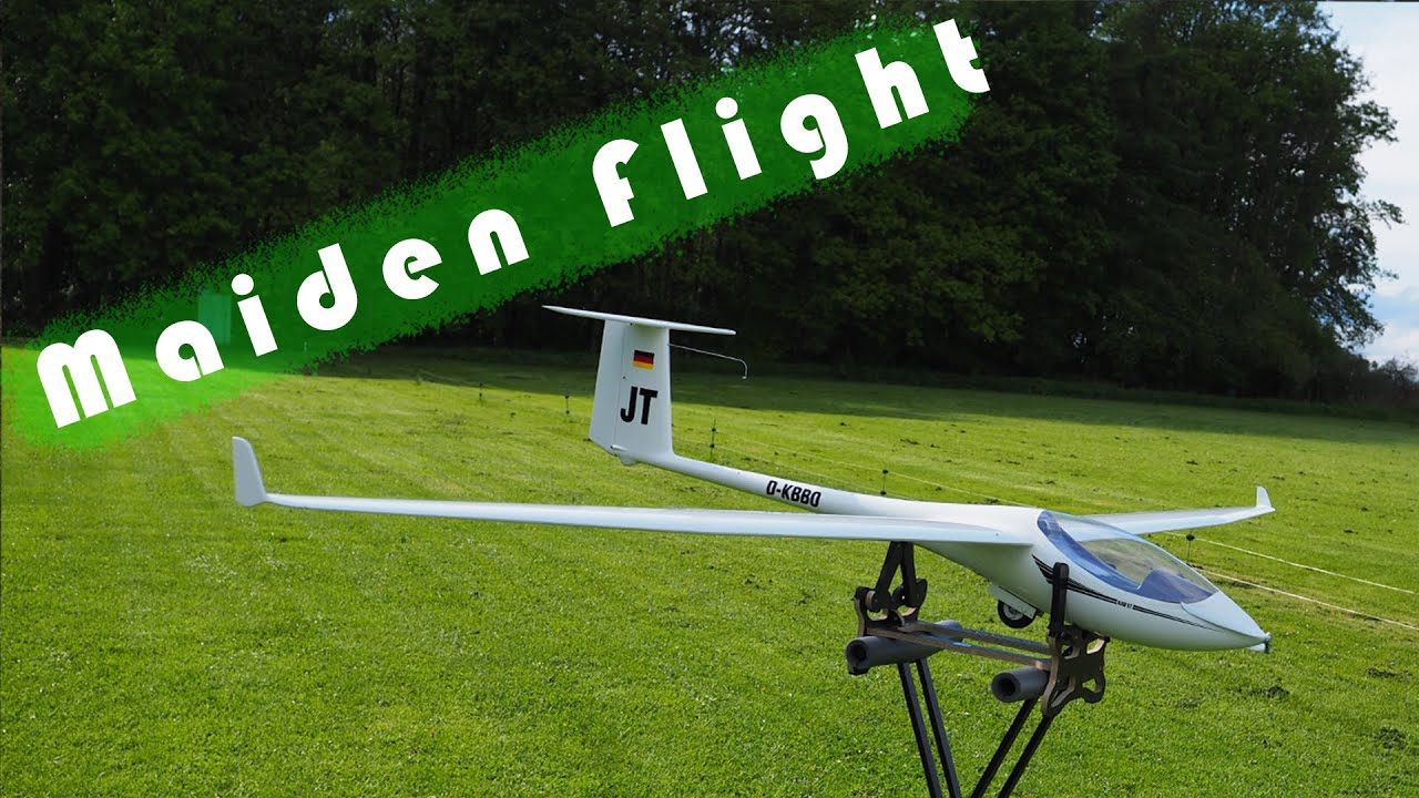 ASW 27 (4 Meter) von Composite RC Gliders MAIDEN FLIGHT YouTube
