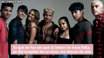 CNCO, Leslie Grace, Becky G - Díganle (Lyrics-Letra)