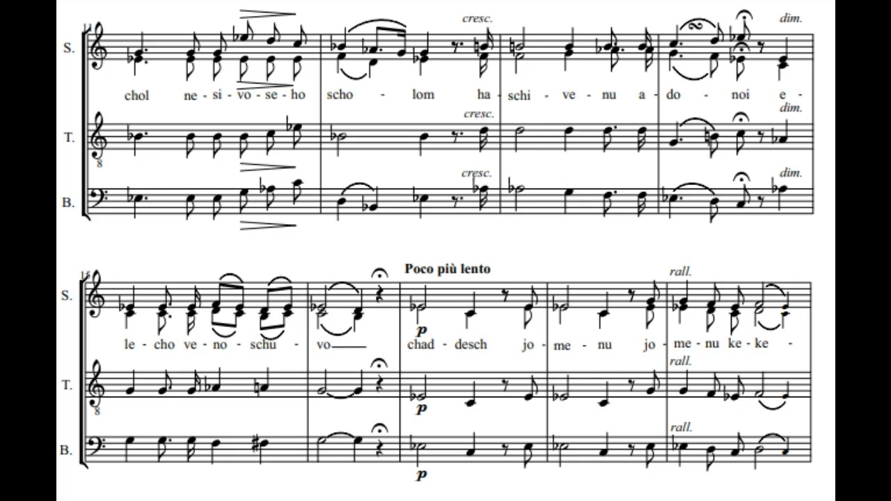 Alkan choral music: Halelouyoh, Etz chajjim hi (Kentish Opera Singers, Mark Fitz-Gerald)