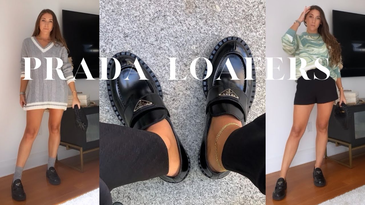 PRADA LOAFERS REVIEW + HOW TO STYLE THEM - YouTube