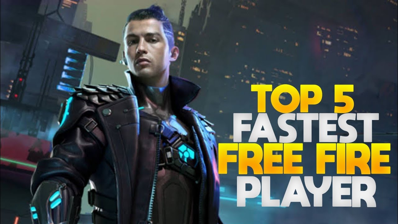 Top 5 Fastest Free Fire Players In The World