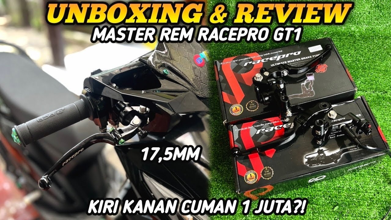 UNBOXING DAN REVIEW MASTER REM RACEPRO GT1 !! CUMAN 1 JUTAAN DAPET 1 SET!! PROJECT KINOY PART 25!!