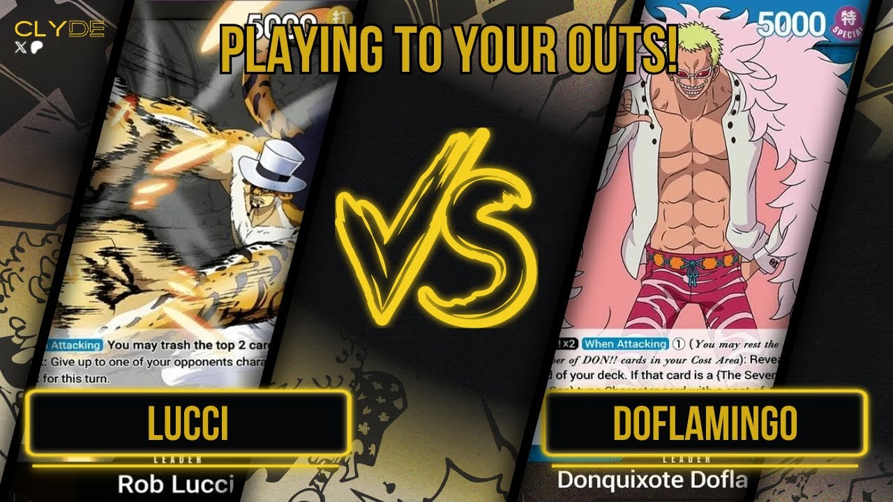 [OP8.5] Lucci vs Blue Doflamingo | Carta Magica Online Treasure Cup R2