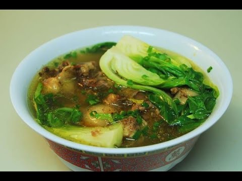 soup:-beef-oxtail-with-ginger-and-baby-bok-choy-:-authentic-cantonese-cooking