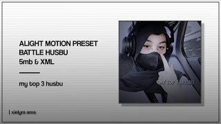 my top 3 husbu | alight motion preset 🍙 𓂃˚ ༘