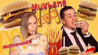 🇿🇦SOUTH AFRICAN COUPLE MUKBANG FAIL 🍔🍟   Q&A: money, marriage, babies?
