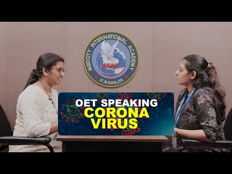 Video OET Speaking Corona Virus - youtube
