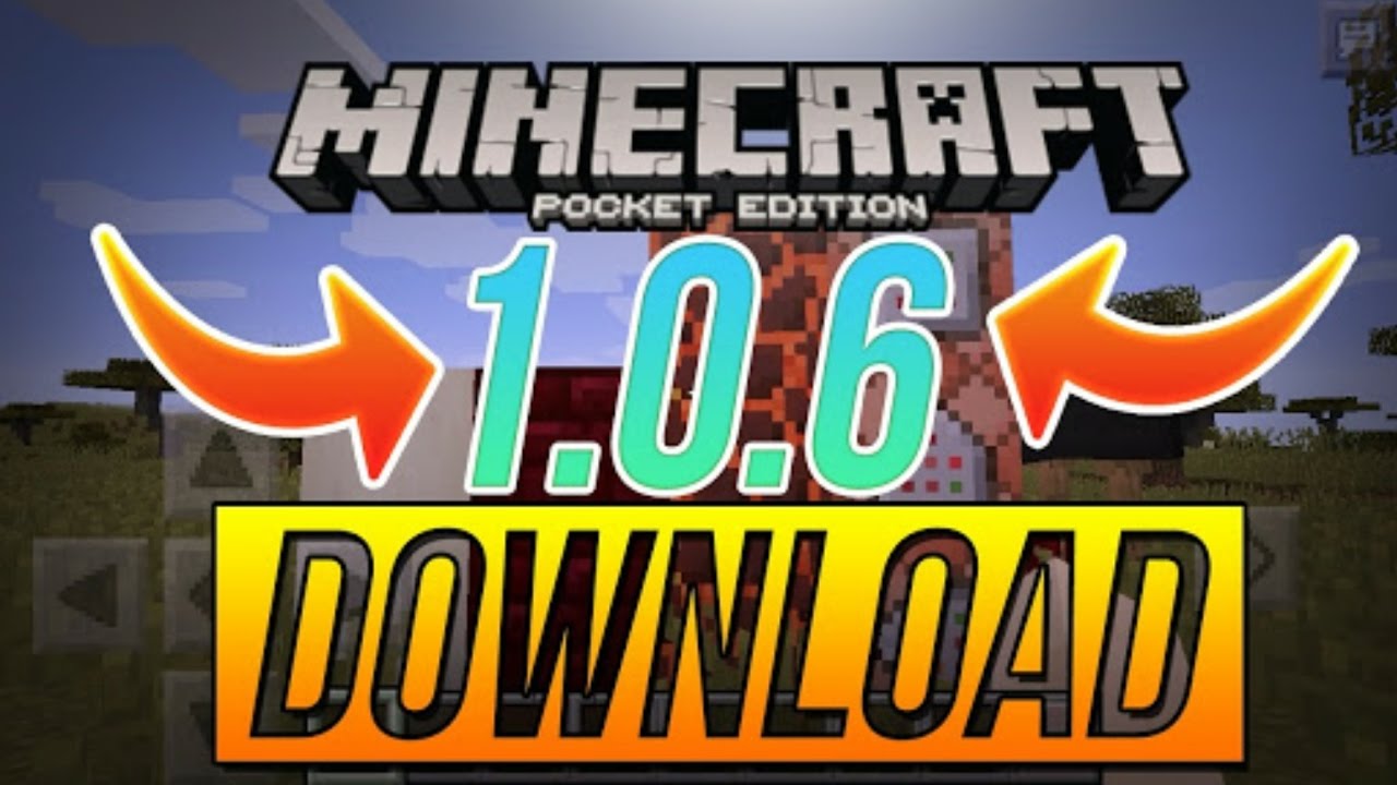 SAIU A NOVA ATUALIZAÇÃO DO MINECRAFT PE 1.0.6.0 (MEDIAFIRE) - YouTube