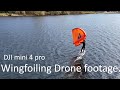 Soaring skies wingfoiling with dji mini 4 pro drone footage
