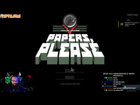 Jahrein - Papers,Please Oynuyor Part 1