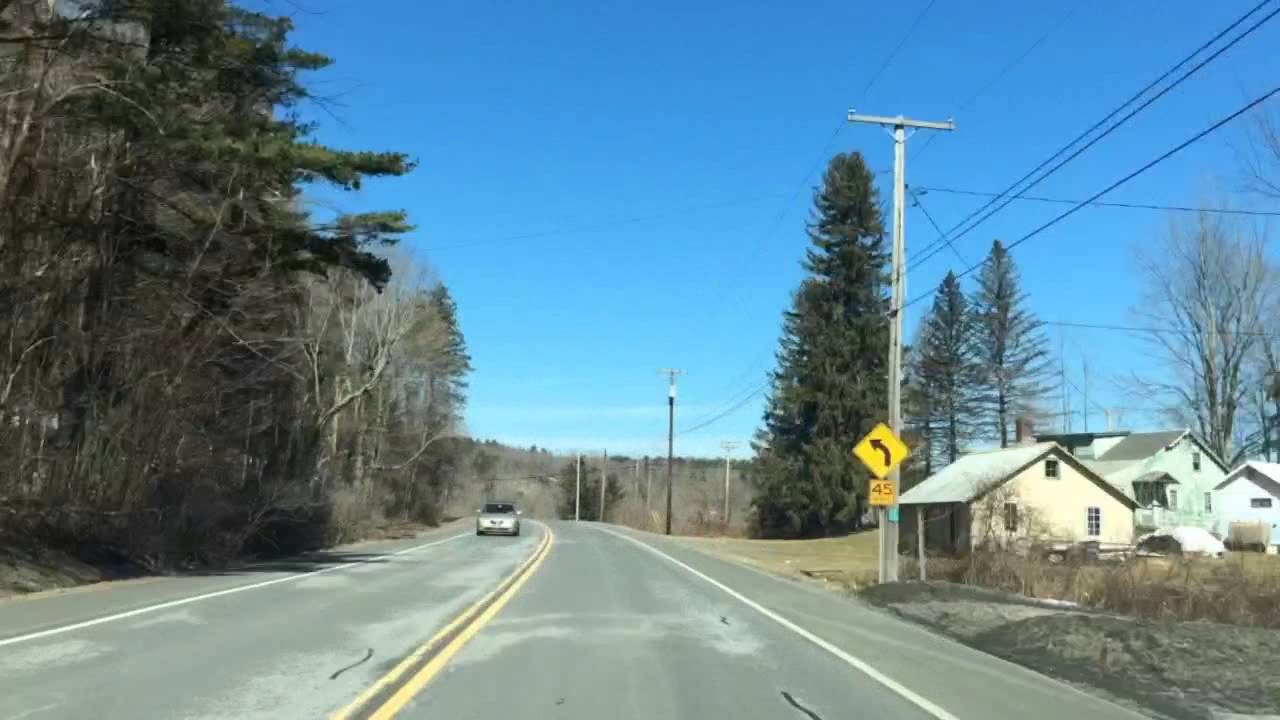 Time lapse. US Route 20 from East Nassau to the Village of Nassau NY