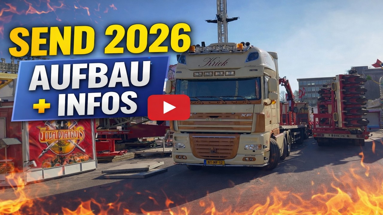 SEND Münster 2026 / Rundgang / Aufbau / Frühjahrssend + Infos / Gyros / Gladiator / Shake&Roll / Eis