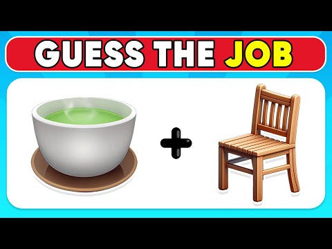 Can You Guess The JOB By Emoji? 👮‍♂️👩‍🏫 Emoji Quiz