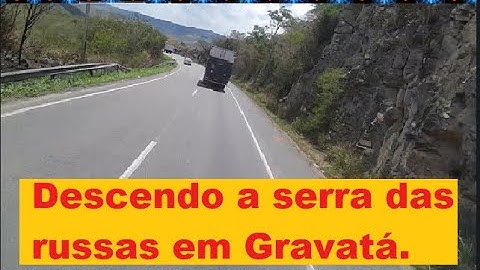 Descendo a Serra das Ruças.