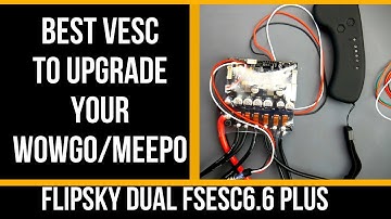 Flipsky Dual FSESC6.6 VESC6 , FlipSky VX1 DIY Electric Skateboard Remote