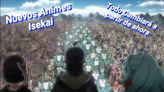 Top 5 Mejores Animes ISEKAI FANTASÍA Y MUNDOS MEDIEVALES Que Estoy Seguro Al 10000% QUE NO LOS VISTE