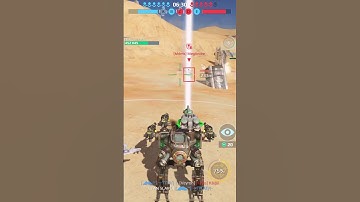 #Angler flips the beacon before it shoots 👍 | #warrobots War Robots | full game link in description