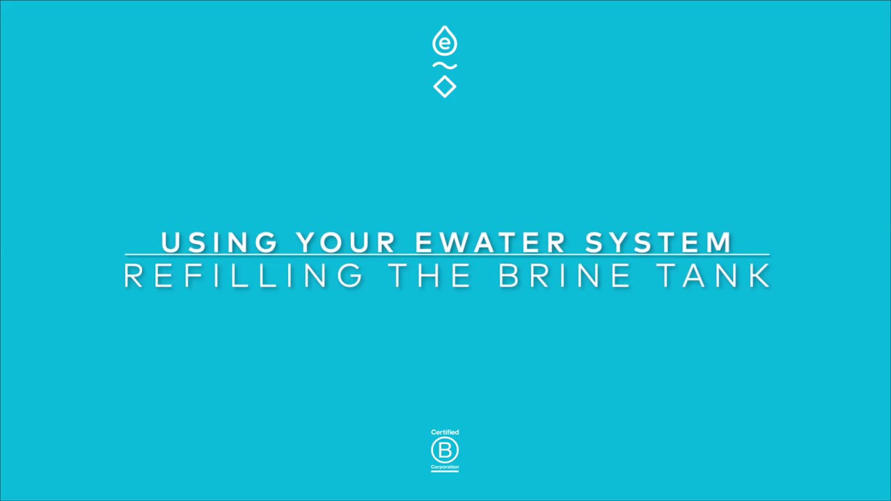 How to refill the Brine Tank YouTube