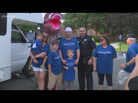 Make-A-Wish sends Branford boy off on week- long camping trip