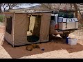 My OUTDOOR LIVING ROOM set up for extended dispersed truck camping