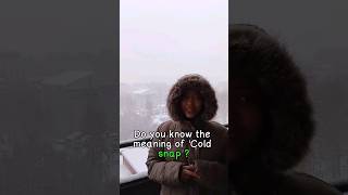 Celebrity Do you know the meaning of Cold snap? #shorts Wealth