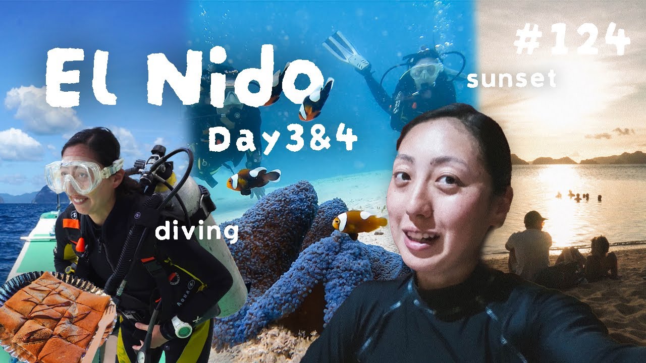 scuba diving in el nido, philippines, sunset beaches & local food -  day 3&4 | vlog #124