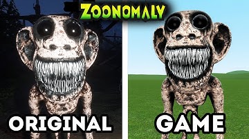 MONSTERS ZOONOMALY Original VS Game in Garrys Mod