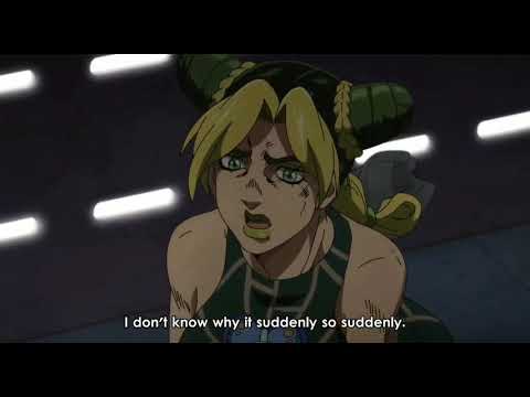 Jolyne takes piss - JoJo  Stone Ocean Ep 11