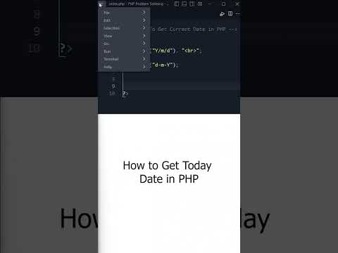 How to Date Show in PHP #php_interview #php #code_camp_bd #2023