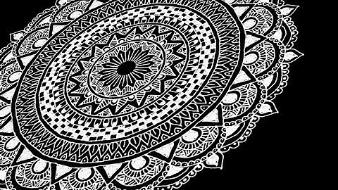 Mandala drawing digital art in Autodesk sketchbook in youtube | Digital art | Jaz Amaz Creation