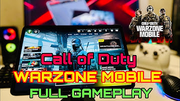 REDMAGIC NOVA WARZONE MOBILE FULL GAMEPLAY BR & TDM | FPS METER ON!