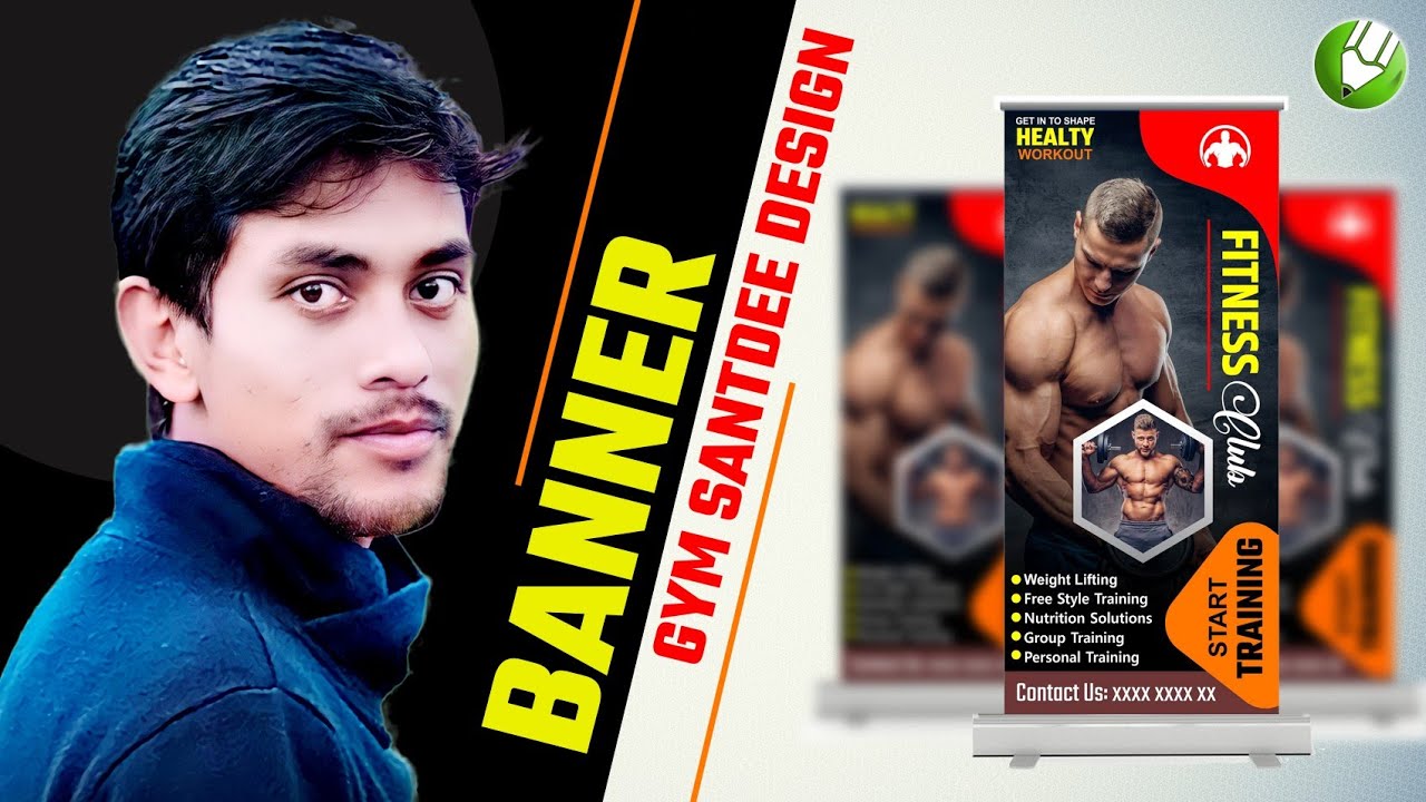 Corel Draw Tutorials How To Make Banner Gym Santdee Design In Corel corel-draw-tutorials-how-to-make-banner-gym-santdee-design-in-corel