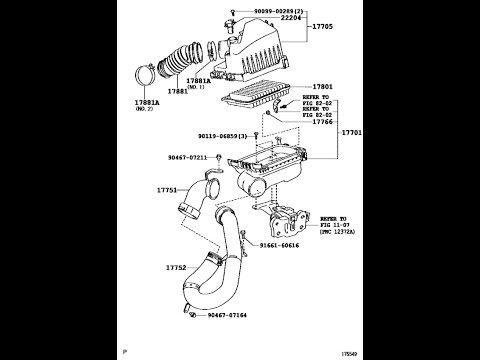 2007-2013 Toyota Corolla How to Check Mass Air ​Flow Meter (MAF) Έλεγχος Μετρητή Ροής Μάζας Αέρα