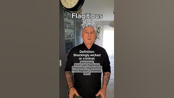 Flagitious! English Pronunciation, Meaning, Synonyms, Etymology, and Examples!