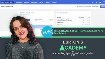 Xero Software Set up: How to navigate Xero Dashboard