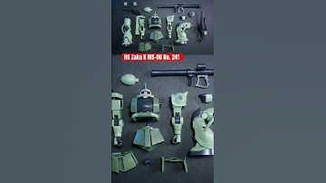 HG Zaku II MS-06 No. 241 Mobile Suit Gundam Gunpla High Grade UC Model Kits : Build #shorts #gundam