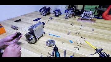 How to build Enjomor 36cc DOHC Engine - Enginediy