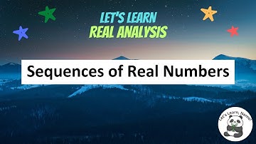 (RA06) Sequences of Real Numbers