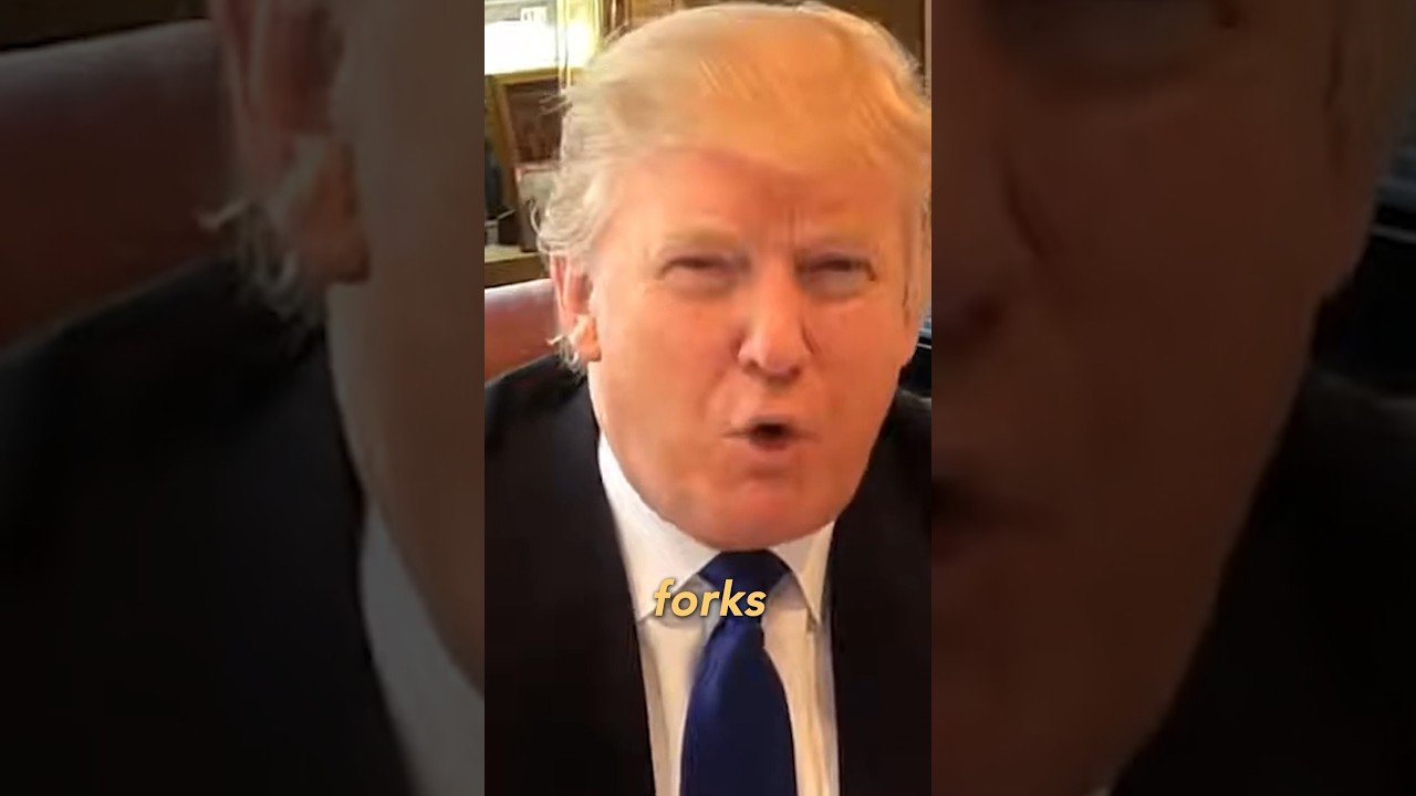 Why Trump Eats Pizza with a Fork 🤣🍕