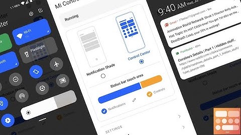 How To Install Mi Control Center in Any Android Device| Customized Notifications and Quick Actions