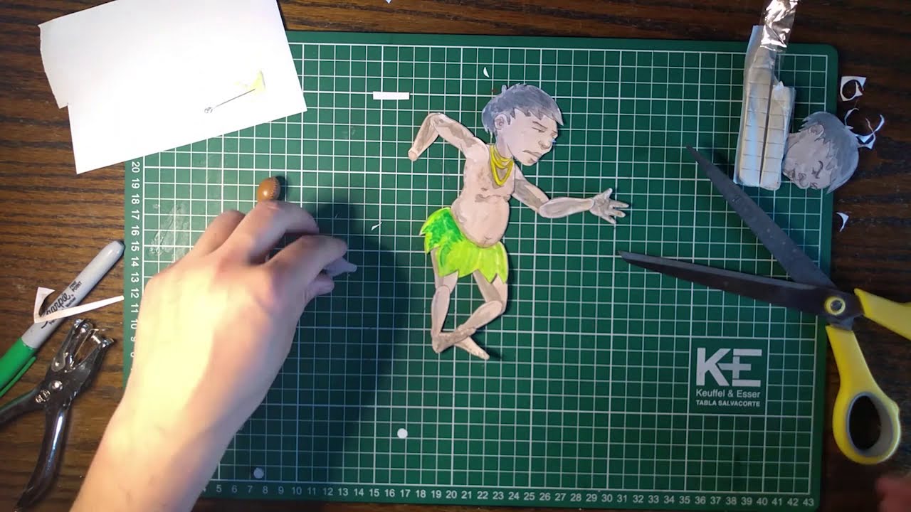 tutorial marionetas de papel 2020