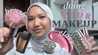 ASMR| DOING YOUR MAKEUP, PERSONAL ATTENTION, BRUSHING