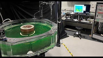 Stratified flow over topography in the Large Rotating Annulus at the Australian National University