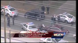 2 people arrested after police chase