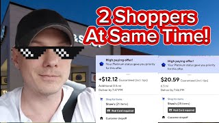 Doordash 2 shopping orders at the same time!